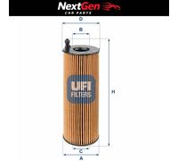 UFI OIL FILTER 25.105.00