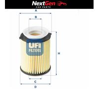 UFi Oil Filter 25.178.00 – for Mercedes‑Benz & Infiniti (GLA‑Class, C‑Class, Vito, SLK 2.0L)