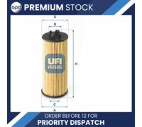 UFI Filters 25.185.00 Car Engine Oil Filter