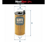 UFI OIL FILTER 25.188.00