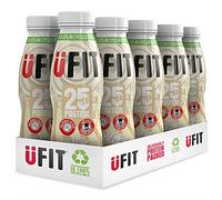 UFIT High 25g Protein Shake - White Chocolate Flavour- Fat Free - No Added Sugar - Ready to Drink - 10 x 330ml (Packaging May Vary)