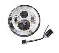 UFITIDU Motorcycle Headlight 7 Inch Motor LED Headlight With 4.5 Inch Fog Lamps Motorcycle Light For For Electra For Glide For Softail For Fat For Boy For Touring(7 inch S)
