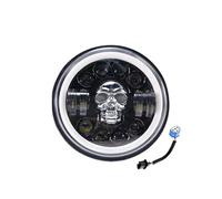 UFITIDU Motorcycle Headlight 7" LED Headlight 12V 24V Flashing Headlight 6500K RGB DRL High Low Beam Angel Eyes For 4X4 For Offroad Moto(7 inch 1 piece)