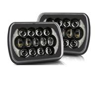 UFITIDU Motorcycle Headlight For Cherokee XJ For Wrangler YJ Accessories H6054 H5054 H6054LL 6052 6053 110W 5x7 Inch Led Headlights 7x6(Style 6)