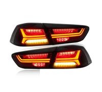 UFITIDU Rear Lights Tail Lights Rear Lamp For Mitsubishi For Lancer 10 For EVO X 2005-2017 Dynamic LED Turn Signal Reverse Brake Light Rear Fog Light(4PCS C)