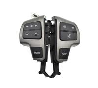 UFITIDU Window Regulator for Toyota for Land for Cruiser 200 2008-2011 Steering Wheel Audio Control Switch Buttons Bluetooth Phone(Grey)
