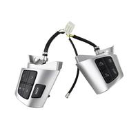 UFITIDU Window Regulator for Toyota OE 84250-02230 8425002230 Car Steering Wheel Audio Control Button Cruise Control Switch(Sliver)