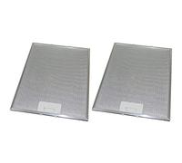 Ufixt 2 x Universal Cooker Hood Metal Grease Filter 290mm x 380mm