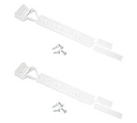 Ufixt 2 x Universal Integrated Sliding Door Hinge Mounting Kit Fits Diplomat, Electrolux, Essentials, Frigidaire, Gorenje, Haier, Hoover, Hotpoint, Howdens and Hygena