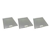 Ufixt 3 x Cooker Hood Metal Mesh Grease Filter for Kitchen Extractor Fan Vent 284mm x 352mm
