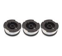 Ufixt 3x Reflex Strimmer Spool & Line compatible with Black and Decker GL425 GLC1825L STC1820 - Replacement A6481 Wire