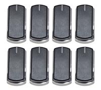 Ufixt 8 x Oven Control Switch Knobs Black compatible with Belling Cookers