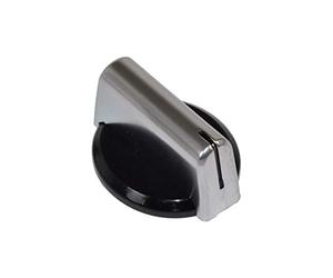 Ufixt Baumatic Compatible Replacement Black Silver Oven Cooker Hob Control Knob Fits Baumatic AS26SS, AS26SS-FR, AS9.1AL, B26SS, B40, B41, B72BL, B72TCBL, B72TCBL-FR, B77BL, B77TCBL, B77TCBL-FR,