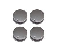 Ufixt Cooker Control Knobs Silver 12 O Clock Pack of 4 compatible with Lamona