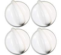 Ufixt Cooker Control Knobs White Pack of 4 Compatible with Belling 300 Series