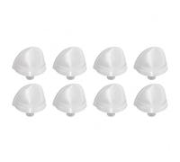 Ufixt Cooker Oven Control Knob Switch Pack of 8 White Compatible with Belling Stoves New World 444440628 444440629 444440700 444440810 Series Range Ovens Heat Resistant Spare Parts