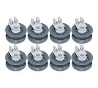 Ufixt Dishwasher Upper Basket Wheels Pack of 8 compatible with Bosch Neff