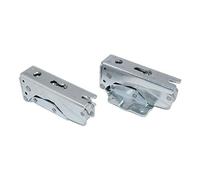 Ufixt Fridge Freezer Integrated Door Hinges Set Hettich 3704 5.0 Left Right Pair Compatible with Electrolux Replacement Spare Part