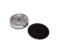 Ufixt Gas hob burner base and cap set 75mm compatible with universal cookers