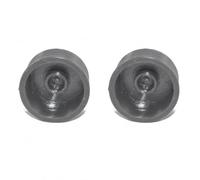 Ufixt Gas Hob Spark Ignition Push Button Switch Pack of 2 Silver Compatible with Lamona Howdens HJA1120 Cookers