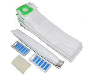 Ufixt Microfibre Vacuum Bags Service Kit | 10 Pack High Filtration Set | Includes Motor Protection Filters | compatible with Sebo X1 X4 X5 X Series