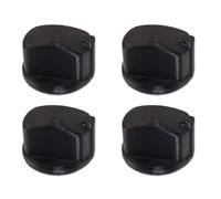 Ufixt Oven Switch Control Knobs Pack of 4 Black Compatible with Hotpoint Built-in Cookers and Ovens C00284957