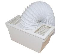 Ufixt Tumble Dryer Condenser Vent Kit Box | Indoor Venting with Hose | Moisture Trap compatible with Indesit Ecotime IDV75S