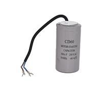 Ufixt Universal AC Motor Start Capacitor 300uF 250V with Connection Cable