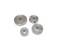 Ufixt Universal Gas Hob Burner Base Set | 4 Piece Replacement Kit | Small Medium Large Sizes | compatible with AEG Beko Bosch Hotpoint