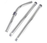Ufixt Vacuum Cleaner Bent End Handle and Extension Pipe Kit | Durable Chromed Steel Wand Set | Airflow Control Slider | 32mm Fitting Compatible with Numatic Henry