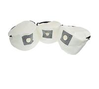 Ufixt Washable Reusable Cloth Vacuum Dust Bags | Professional Zip Opening Design | 3 Pack High Filtration Eco Friendly Sacks | compatible with Numatic Henry Plus James Basil