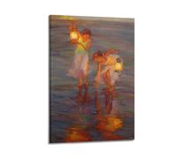 UFJWK55F99 American Impressionist Diane Leonard(1) Posters Canvas Cover Wall Art Print Aesthetic Poster Modern Art Painting for Living Room 20x30inch(50x75cm) Frame-style