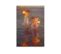 UFJWK55F99 American Impressionist Diane Leonard(1) Posters Canvas Cover Wall Art Print Aesthetic Poster Modern Art Painting for Living Room 24x36inch(60x90cm) Unframe-style
