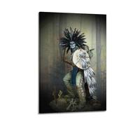UFJWK55F99 Cheyenne Dog Soldiers American Indian Posters Canvas Cover Wall Art Print Aesthetic Poster Modern Art Painting for Living Room 24x36inch(60x90cm) Frame-style