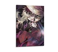 UFJWK55F99 Demon Slayer Poster Decorative Painting Canvas Wall Posters And Art Picture Print Modern Family Bedroom Decor Posters Frame-style 24x36inch(60x90cm)