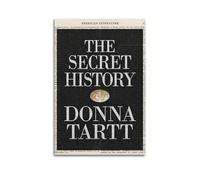 UFJWK55F99 Donna Tartt The Secret History Posters Canvas Cover Wall Art Print Aesthetic Poster Modern Art Painting for Living Room 08x12inch(20x30cm) Unframe-style