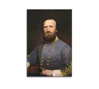 UFJWK55F99 General Stonewall Jackson Portrait Posters Canvas Cover Wall Art Print Aesthetic Poster Modern Art Painting for Living Room 08x12inch(20x30cm) Unframe-style