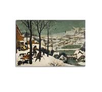 UFJWK55F99 Pieter Bruegel The Elder The Hunters in The Snow (winter) Poster Decorative Painting Canvas Wall Posters And Art Picture Print Unframe-style 24x36inch(60x90cm)