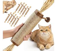 Ufladi 2026 New Puriq Silvervine Sticks for Cats - Upgraded Thick & Long Design, A Natural Way to d Help Your Cat Feel Calm and Happy Again (10pcs)