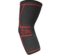 Uflex Athletics Elbow Compression Sleeve Support and Brace for Tendonitis, Arthritis, Tennis, Golf, Basketball, Sports, Weightlifting, Joint Pain Relief, Injury Recovery - Single Wrap (Large)