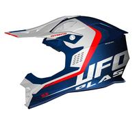 UFO 2024 Intrepid Motocross MX Helmet Red White Blue Gloss - All Adult Sizes