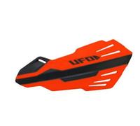 UFO 2025/11 MERCURY HANDGUARDS (HANDBARS) FLUORESCENT ORANGE (LEAVES)