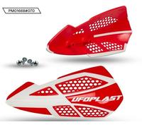 UFO 2025/11 VOYAGER HANDGUARDS (HANDBARS) COLOUR: RED (LEAVES