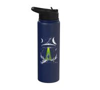 UFO Abduction Astronaut Outer Space Galaxy Universe Space Stainless Steel Insulated Water Bottle