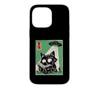 UFO Abduction Cat Reading Book Cosmic Anime Case for iPhone 14 Pro Max