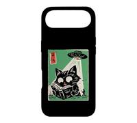 UFO Abduction Cat Reading Book Cosmic Anime Case for iPhone Air