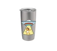 UFO Abduction Dabbing Lion African Animal Stainless Steel Insulated Tumbler