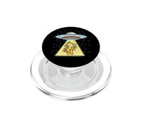 Ufo Abduction Giraffe Musician Guitar PopSockets PopGrip for MagSafe