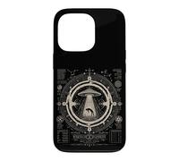 UFO Abduction Sacred Geometry Occult Alien UAPs Case for iPhone 13 Pro
