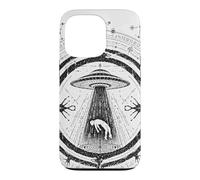 UFO Abduction Sacred Geometry Occult Alien UAPs Case for iPhone 13 Pro